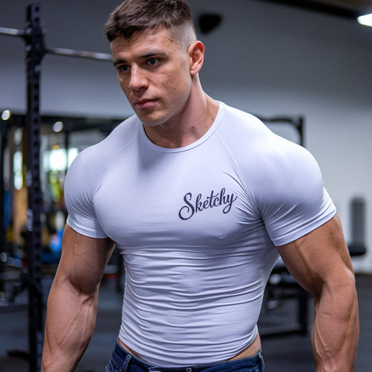 T-shirt attillata